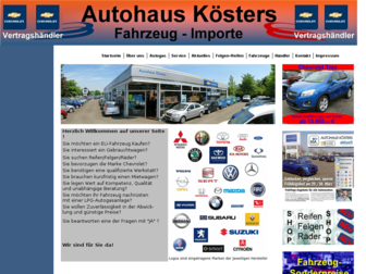autohaus-koesters.de website preview