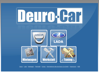 deuro-car.de website preview