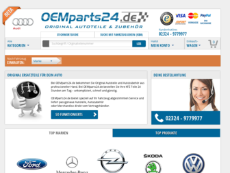 oemparts24.de website preview