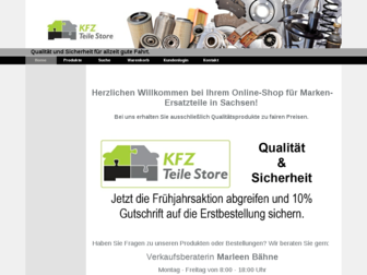 kfzteile-store.de website preview