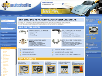 shop.ps-autoteile.de website preview
