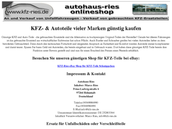 kfz-ries.de website preview