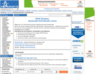 autokredit.kfz-auskunft.de website preview