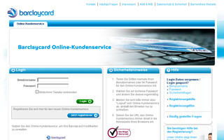 banking.barclaycard.de website preview
