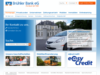 bruehlerbank.de website preview