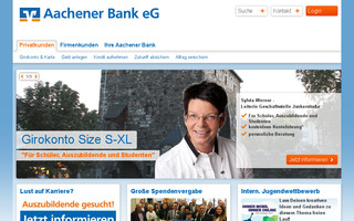 aachener-bank.de website preview