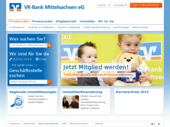 vr-bank-mittelsachsen.de website preview