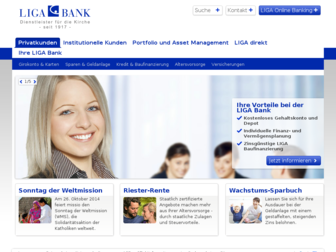 ligabank.de website preview