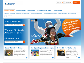 fellbacher-bank.de website preview
