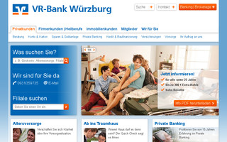 vr-bank-wuerzburg.de website preview