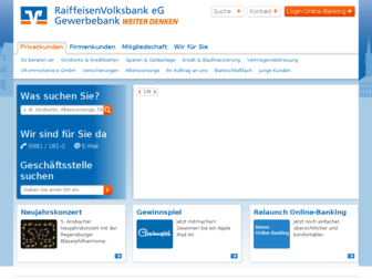 raiffeisenvolksbank.de website preview