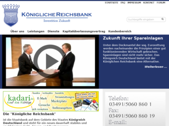 reichsbank.org website preview