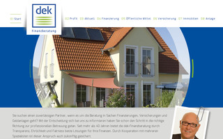 dek-finanz.de website preview