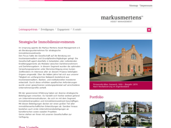 markusmertens.com website preview