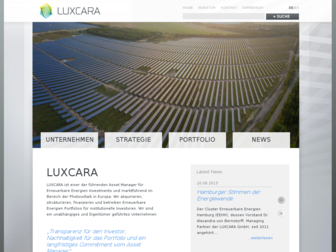 luxcara.de website preview