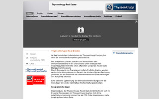 thyssenkrupp-realestate.com website preview