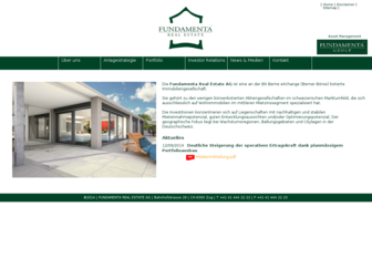 fundamentarealestate.ch website preview