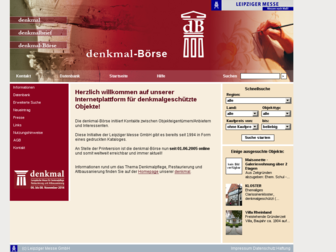 denkmal-boerse.de website preview