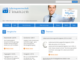 arbeitsgemeinschaft-finanzen.de website preview