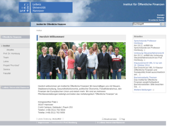fiwi.uni-hannover.de website preview