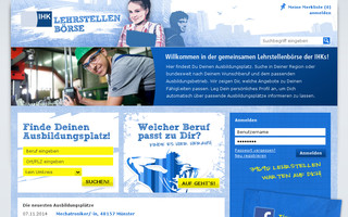 ihk-lehrstellenboerse.de website preview