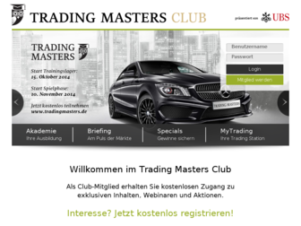 tradingmasters-club.de website preview