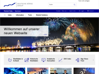 mds.deutsche-boerse.com website preview