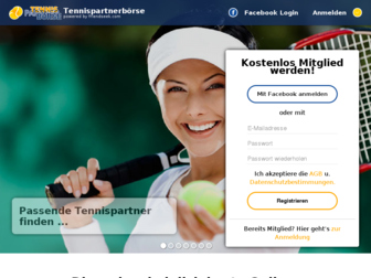 tennispartnerboerse.com website preview