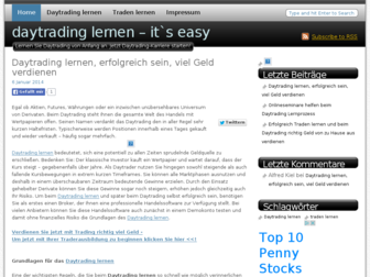 daytrading-lernen.info website preview