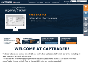 captrader.com website preview