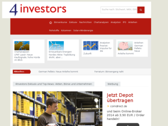 4investors.de website preview