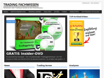 trading-fachwissen.de website preview