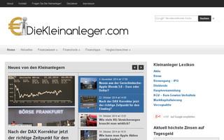 diekleinanleger.com website preview
