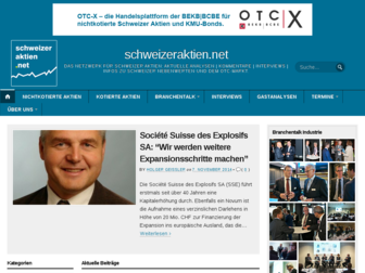 schweizeraktien.net website preview