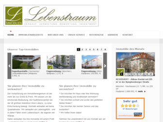 lebenstraum-immobilien.com website preview