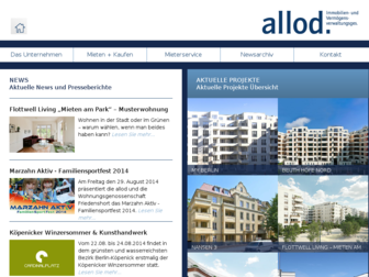 allod.de website preview