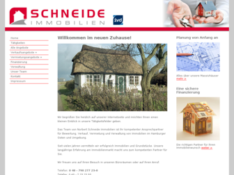 schneide-immobilien.de website preview