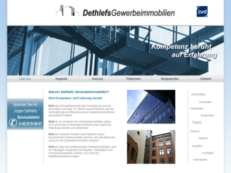dethlefs.de website preview