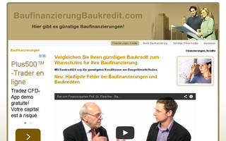 de.baufinanzierungbaukredit.com website preview