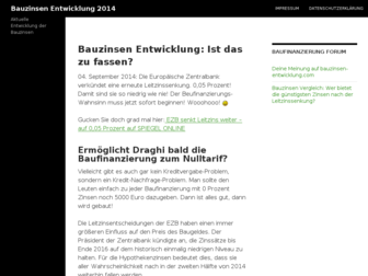 bauzinsen-entwicklung.com website preview