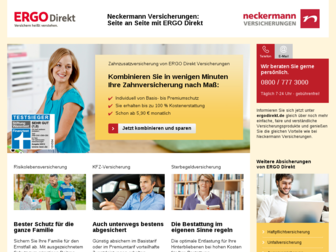 neckermann-versicherungen.de website preview