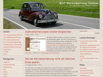 kfz-versicherung-online.org website preview