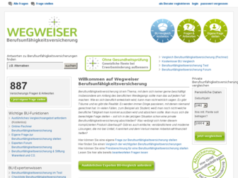 wegweiser-berufsunfaehigkeitsversicherung.de website preview