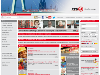 kvb-koeln.de website preview