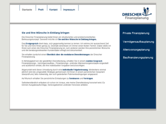 drescher-finanzplanung.de website preview