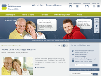 deutsche-rentenversicherung-rlp.de website preview