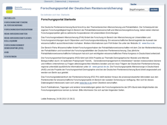 forschung.deutsche-rentenversicherung.de website preview