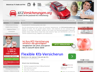 kfzversicherungen.org website preview