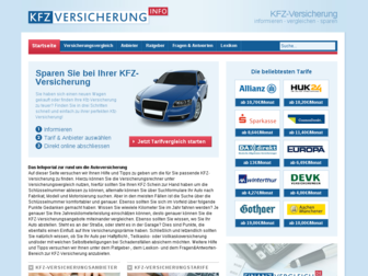 kfz-versicherung.info website preview