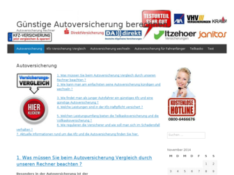 autoversicherungberechnen.com website preview